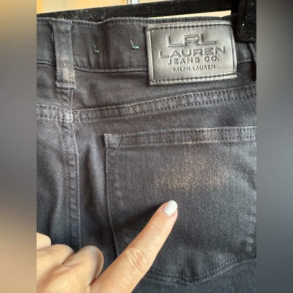 LRL Lauren Jeans Co Ralph Lauren Black Jeans Size 2P - Picture 5 of 8